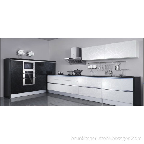 High Quality Acrylic Kitchen Cabinet Brk-1125